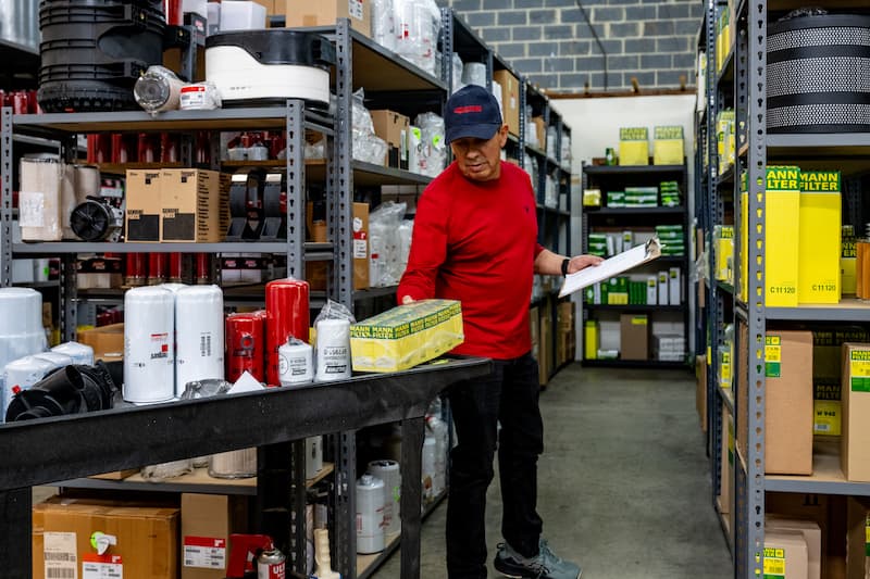 Application Associates warehouse and fulfillment team member