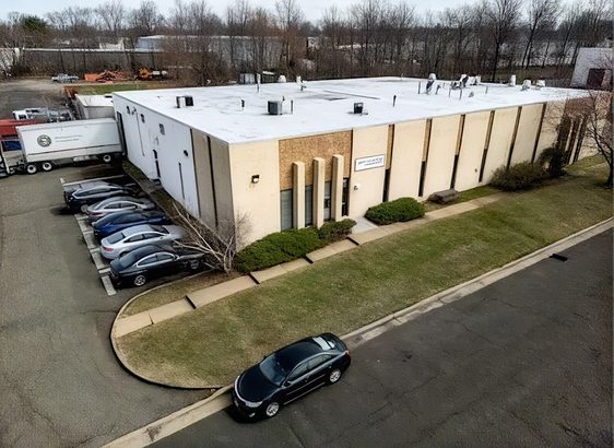 Aerial view of the Application Associates warehouse in Middlesex, NJ